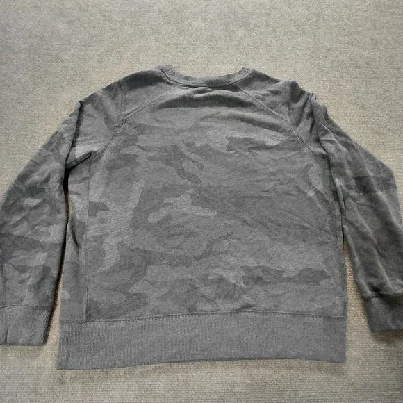 Abercrombie Olive Gray Camo Pullover Sweatshirt - Picture 7 of 9